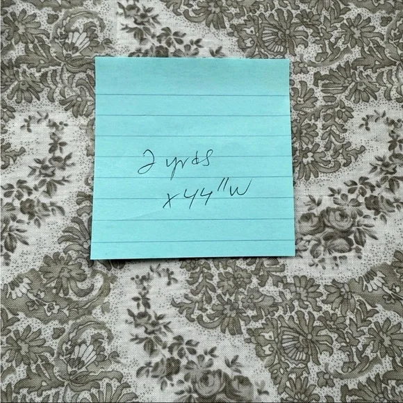 Vintage Peter Pan Fabrics Quilting Cotton Paisley Floral Fabric 2 yards - Picture 2 of 8